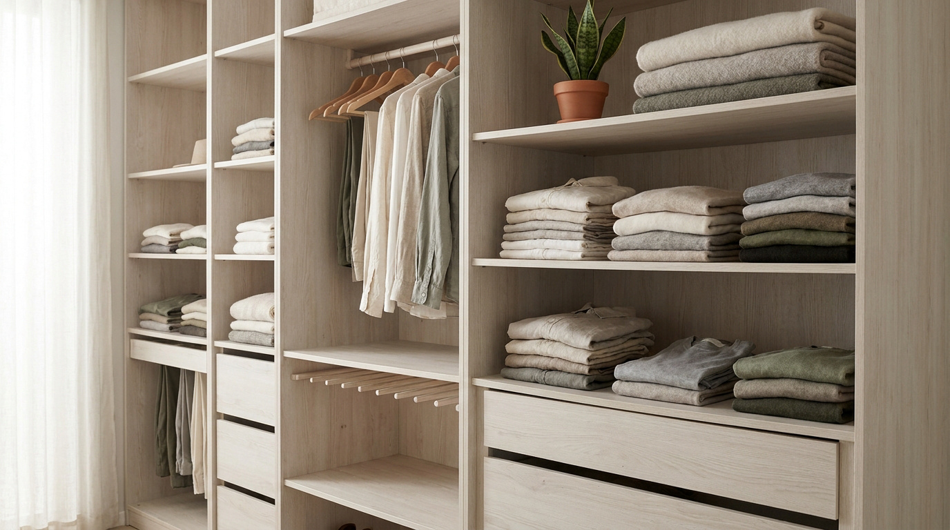 Construire un dressing minimaliste et durable