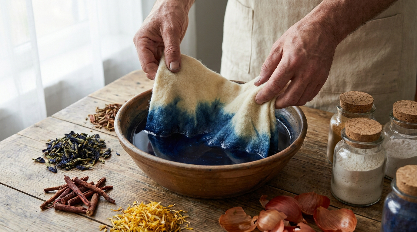 Teinture végétale sur textile naturel : la méthode pour débuter
